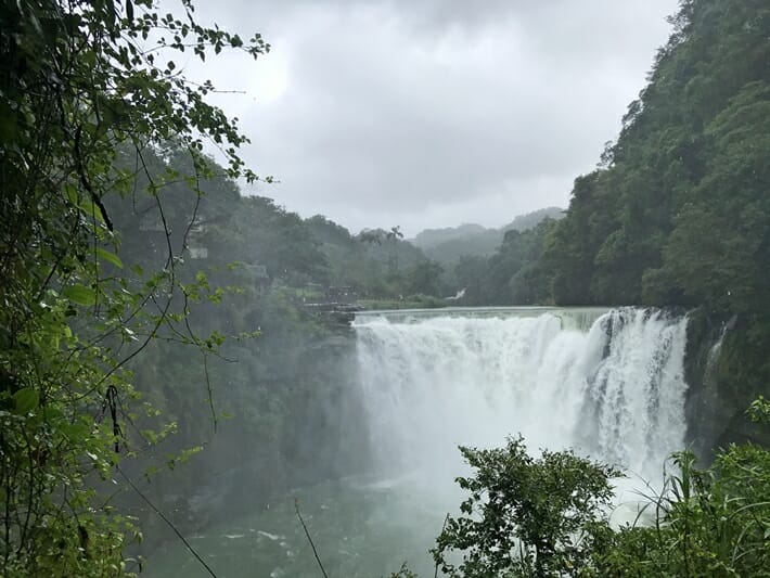 Shifen Waterfall near Taipei Taiwan