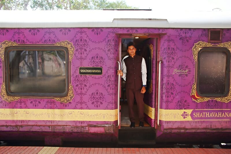 Golden Chariot luxury train in India
