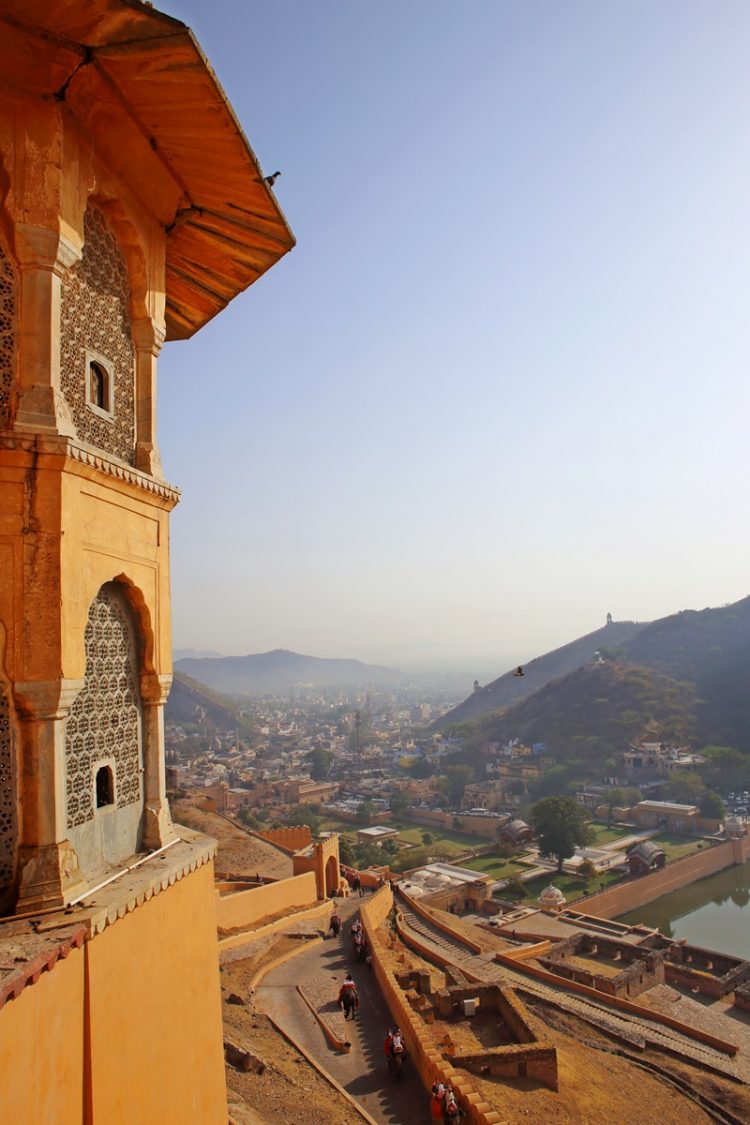 View from Amber Fort in Jaipur, India