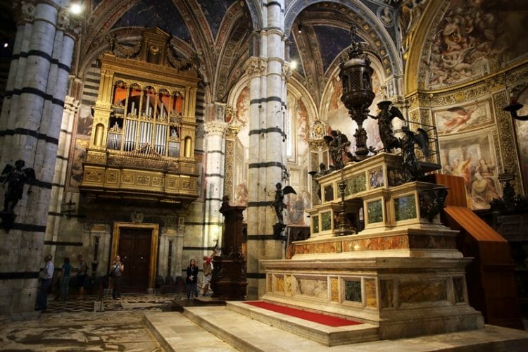 Siena Tuscany Cathedral Altars Siena Tuscany Cathedral Altars