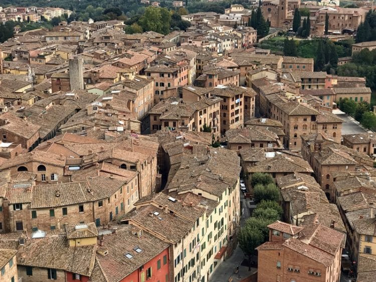 Siena Tuscany panoramic view