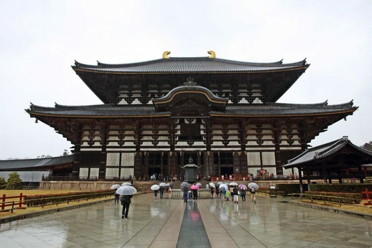 Todai-ji Temple in Nara Japan