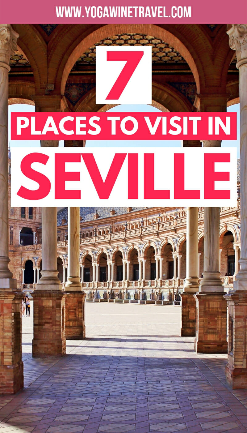 Yogawinetravel.com: 7 Sights You Really Shouldn't Skip in Seville, Spain. Seville is the capital and largest city of Andalucia and is the perfect place to start or end your Southern Spain road trip. It is home to stunning Moorish palaces, the final resting place of Christopher Columbus, military towers and beautiful plazas. Read on for the best places to visit in Seville!