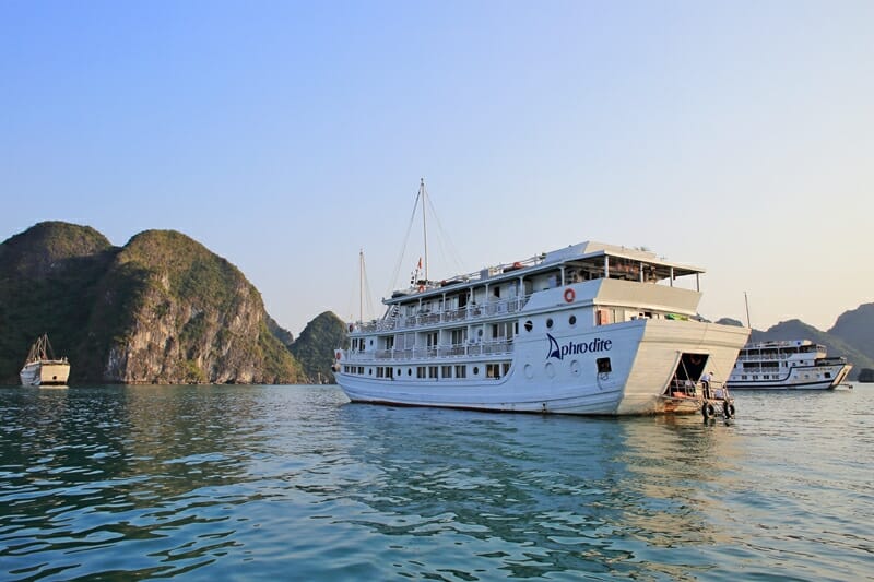 Aphrodite luxury cruise in Halong Bay Vietnam
