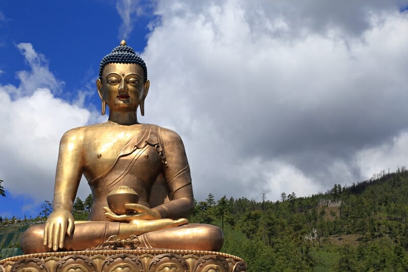 Buddha point in Thimpu Bhutan