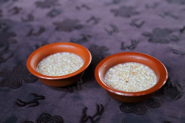 Butter tea in Bhutan Butter tea in Bhutan