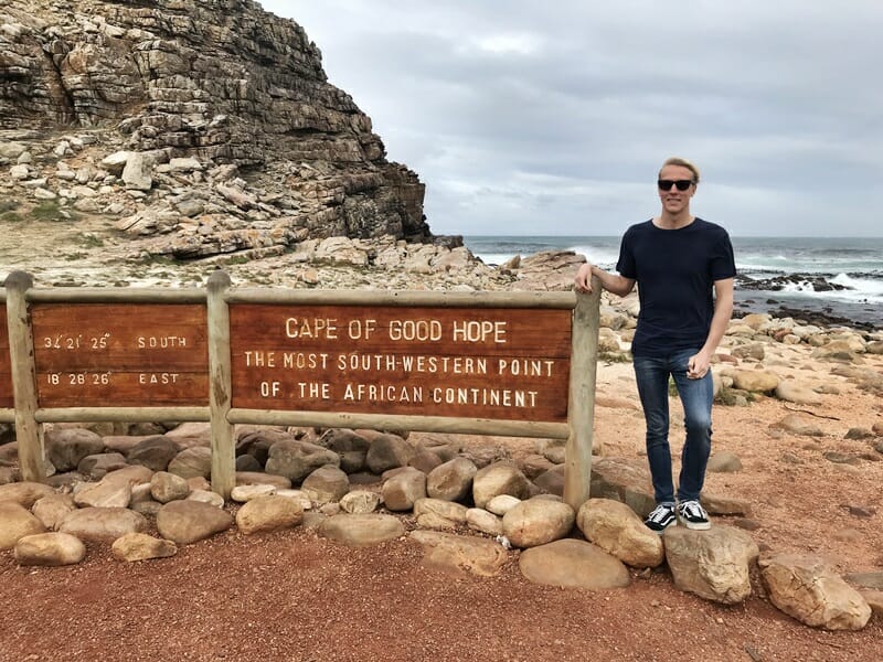 Cape of Good Hope sign in South Africa
