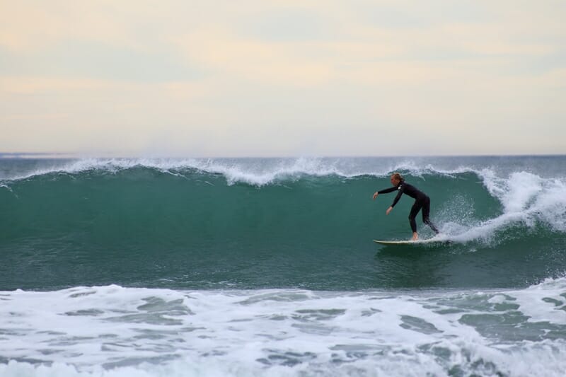 Surfing in Jeffreys Bay South Africa