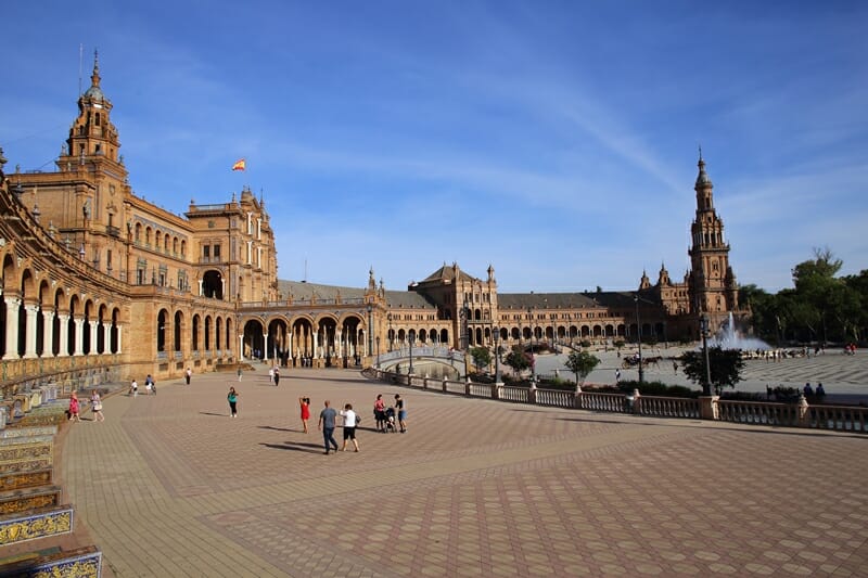 Plaza de Espana Seville Southern Spain