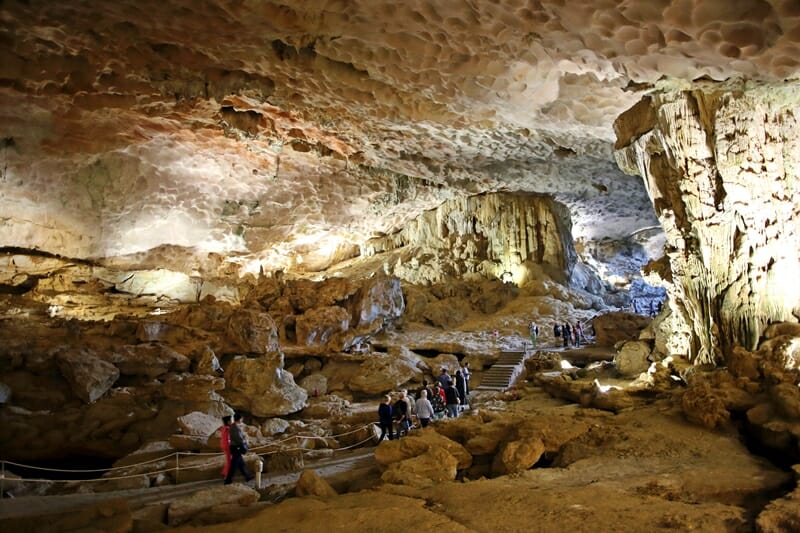 Sung Sot Cave Halong Bay Vietnam