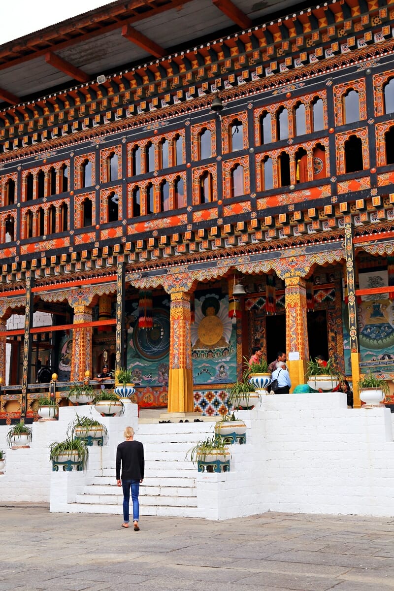 Thimpu Dzong in Bhutan