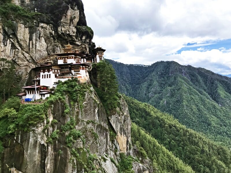 Tiger's Nest Monastery in Paro Bhutan