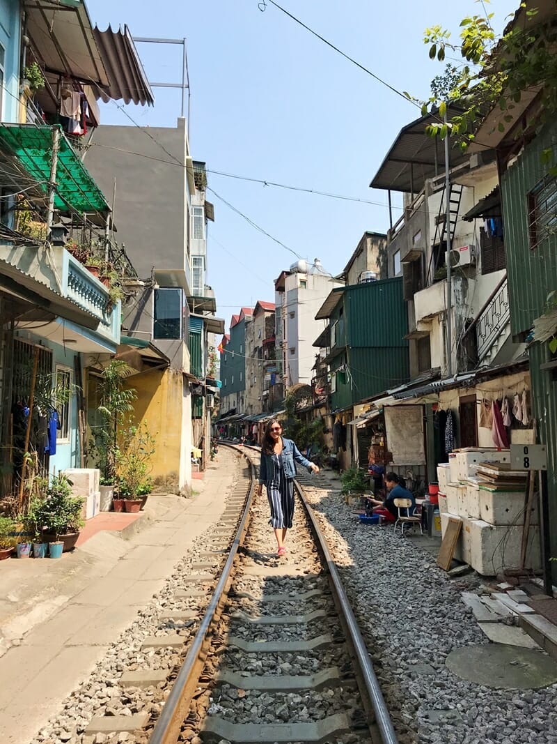 Train Street in Vietnam