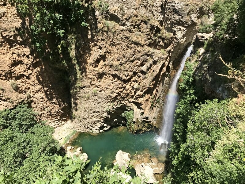 Waterfall in Ronda Spain