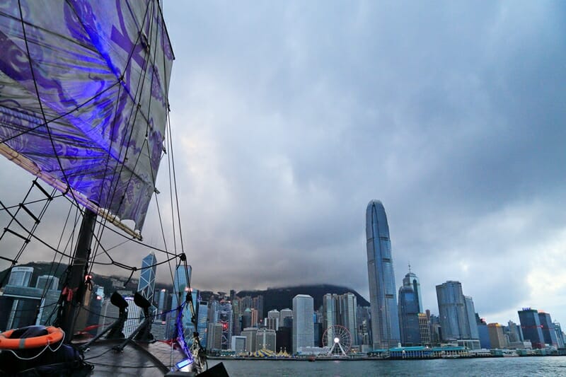 Aqua Luna sunset cruise in Hong Kong