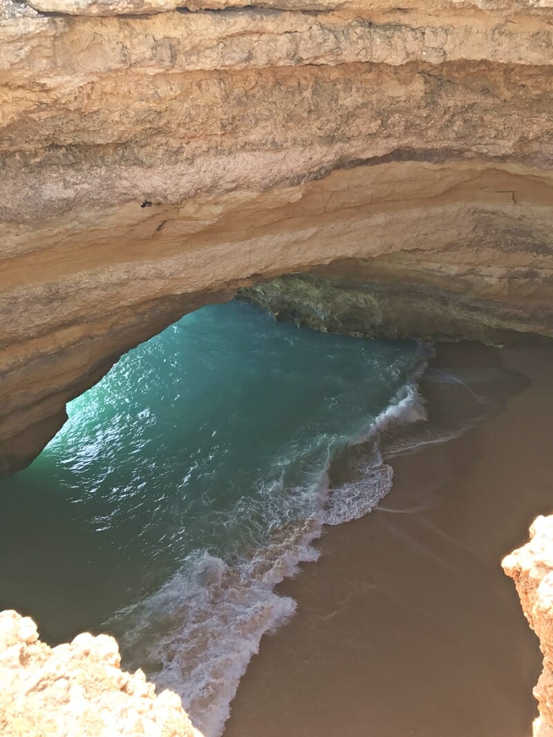 Benagil Cave in the Algarve Portugal