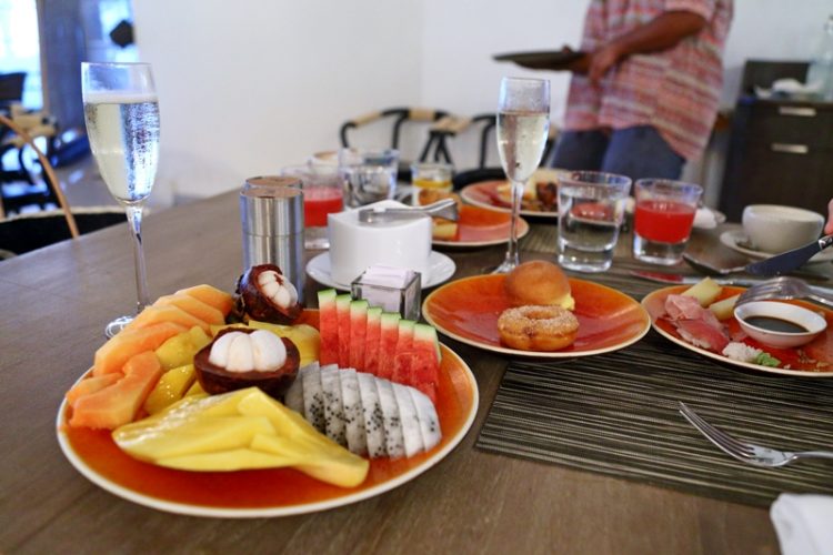 Breakfast at Amano at Kanuhura Maldives
