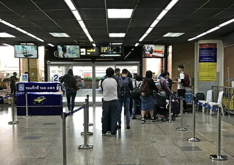 DMK airport Thailand airport taxi counter