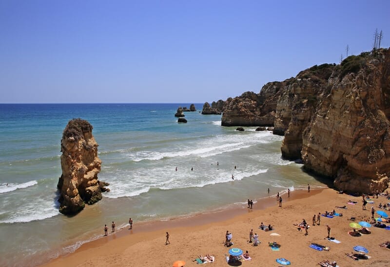 Praia Dona Ana Algarve Portugal