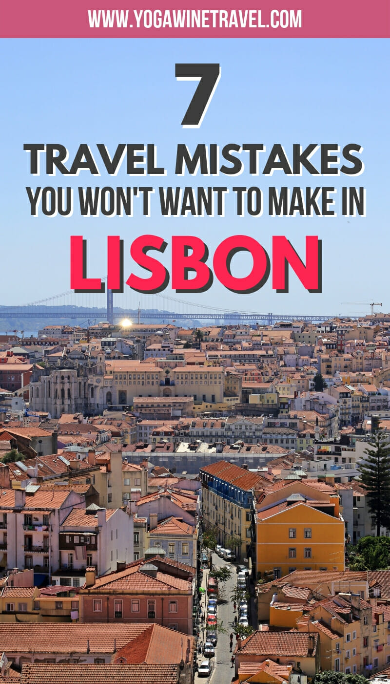 View of Lisbon Portugal with text overlay