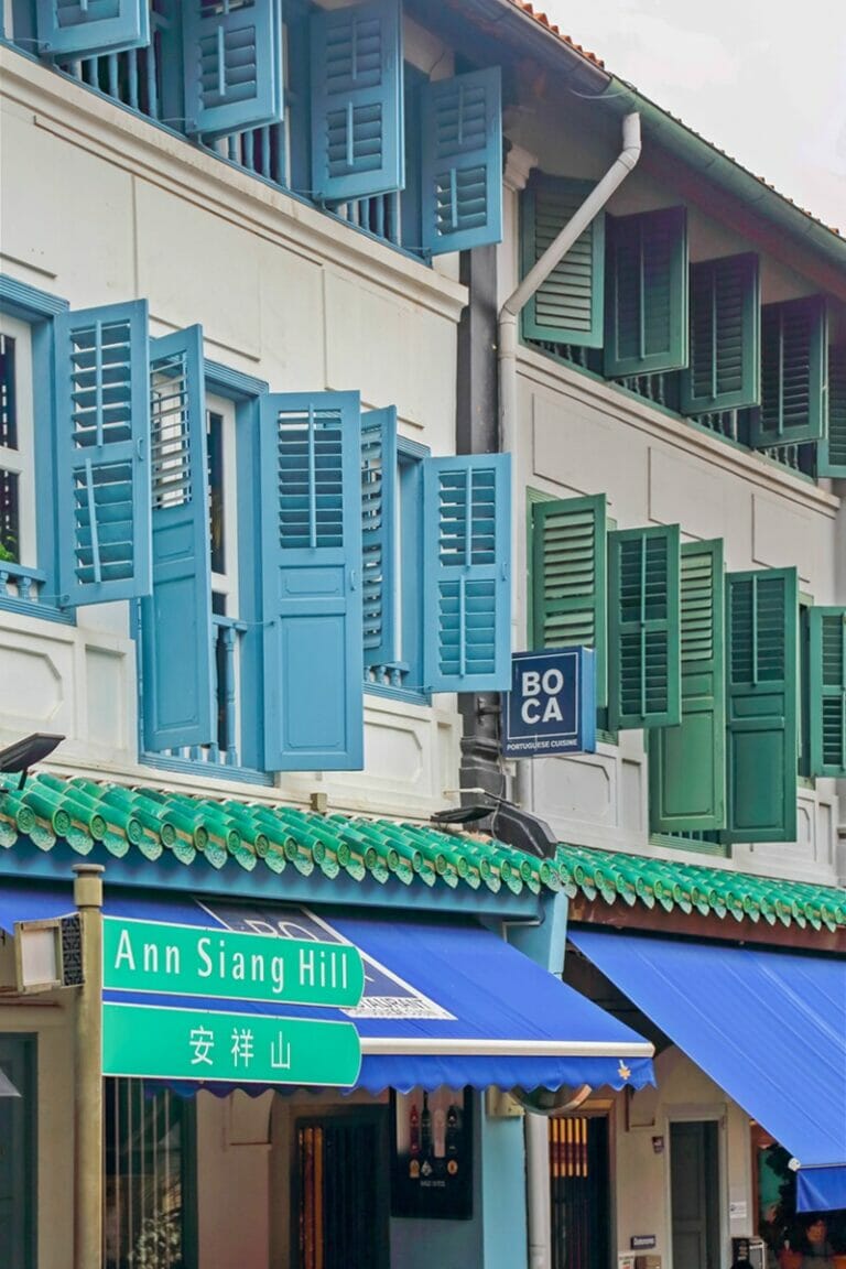 Ann Siang Hill in Singapore Chinatown