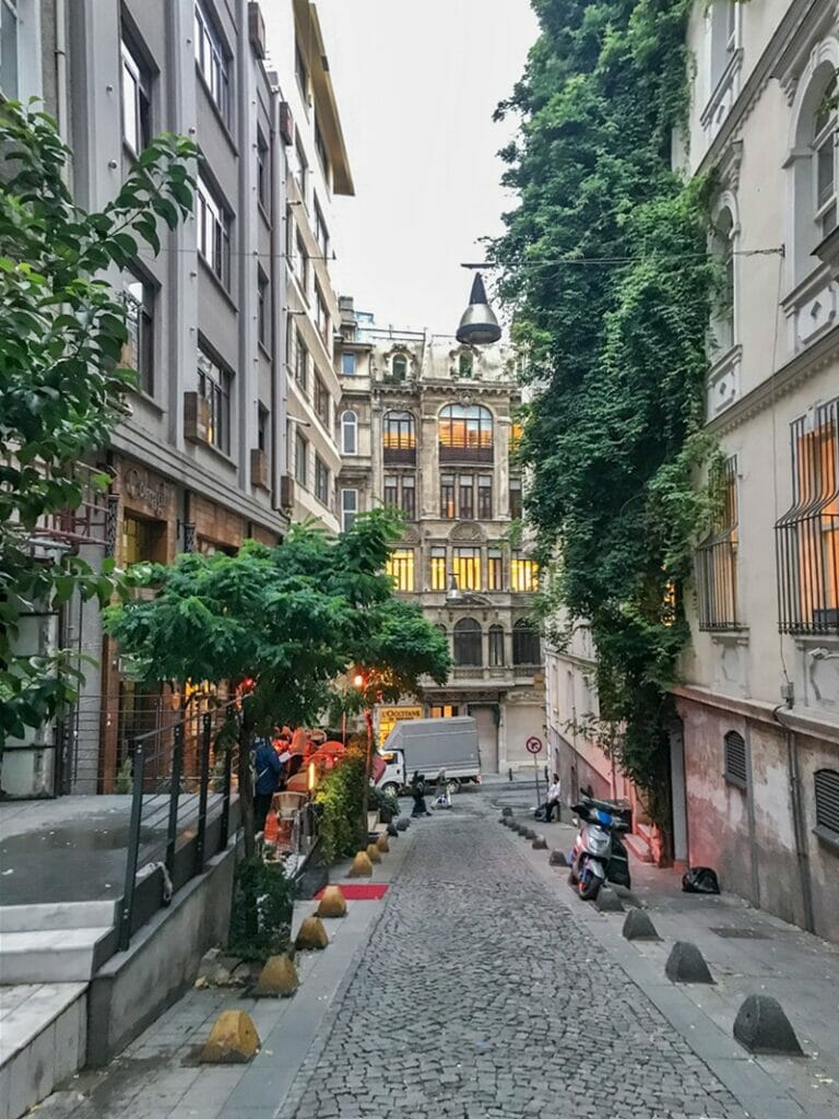 Beyoglu district in Istanbul Turkiye