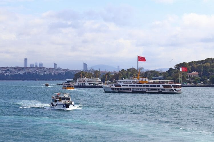Bosphorus Strait Istanbul Turkey