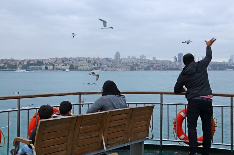 Ferry to Kadikoy Asia in Istanbul