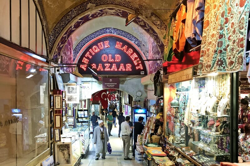 Grand Bazaar in Istanbul Turkiye