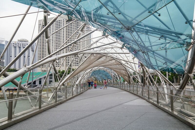 Helix Bridge in Singapore