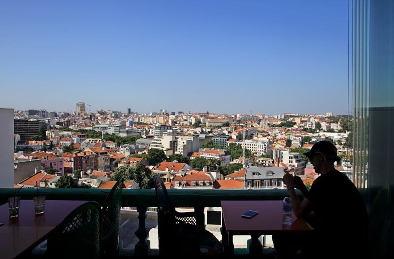 Lost in Lisbon rooftop bar Portugal