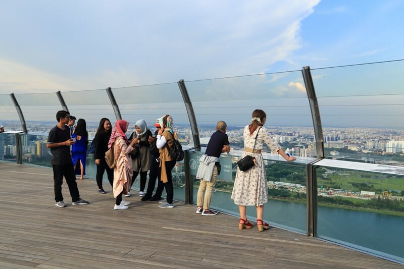 Marina Bay Sands Observation Platform in Singapore