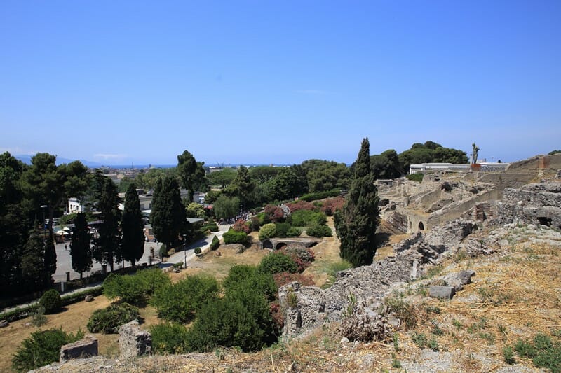 Pompėjos archeologinė vietovė Italijoje 