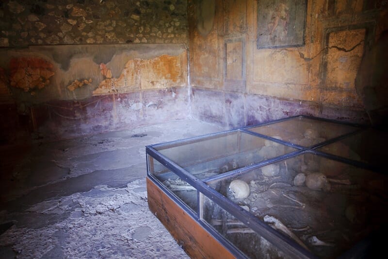Pompėjos archeologinė vietovė Italijoje