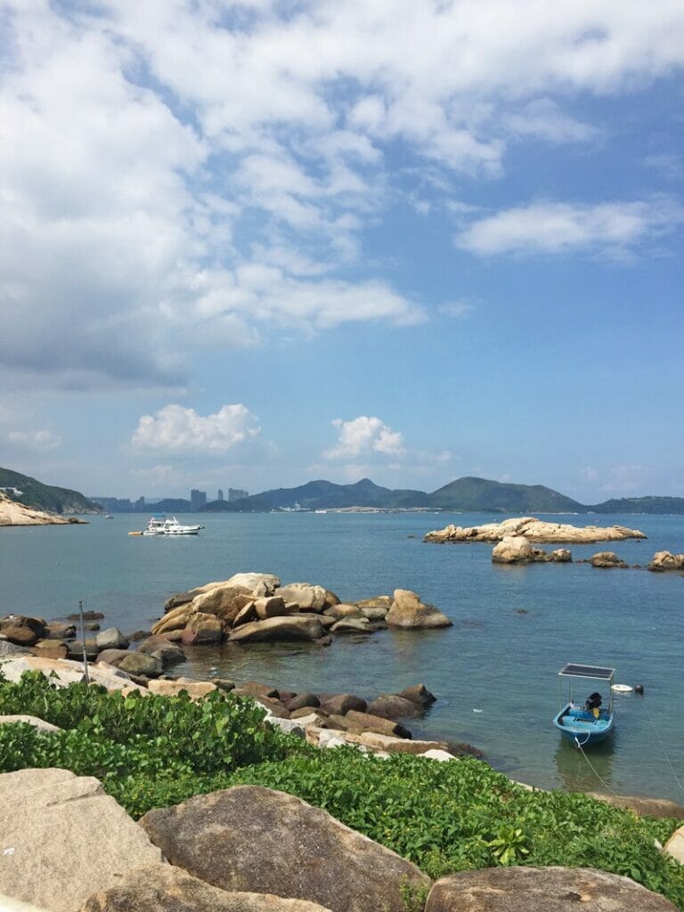 Shek O back beach in Hong Kong