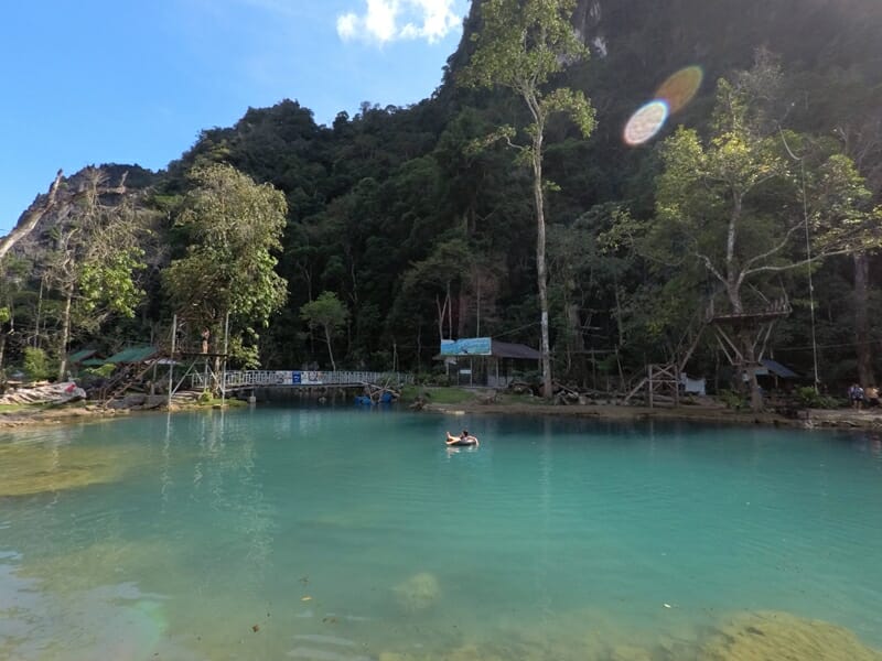 Blue Lagoon 2 in Vang Vieng, Laos