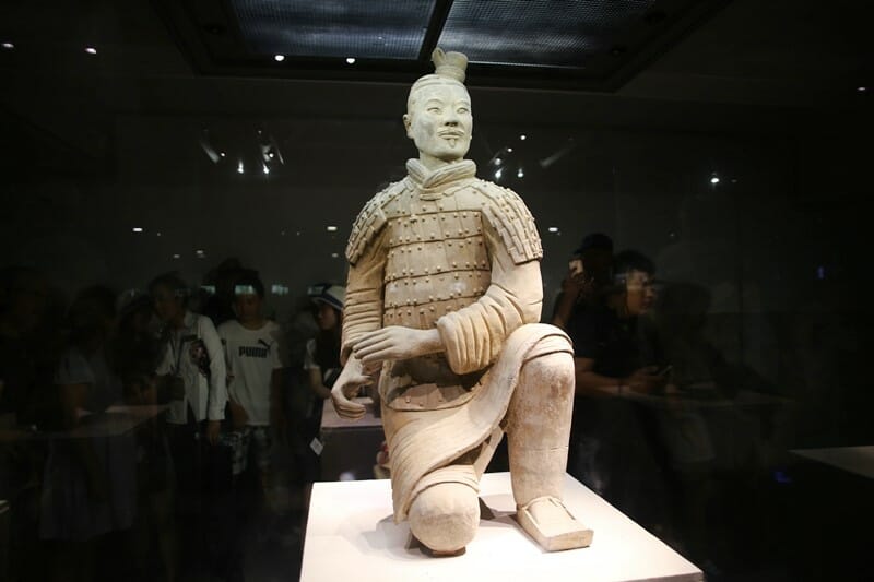 Terracotta Warriors in Xian Kneeling Archer