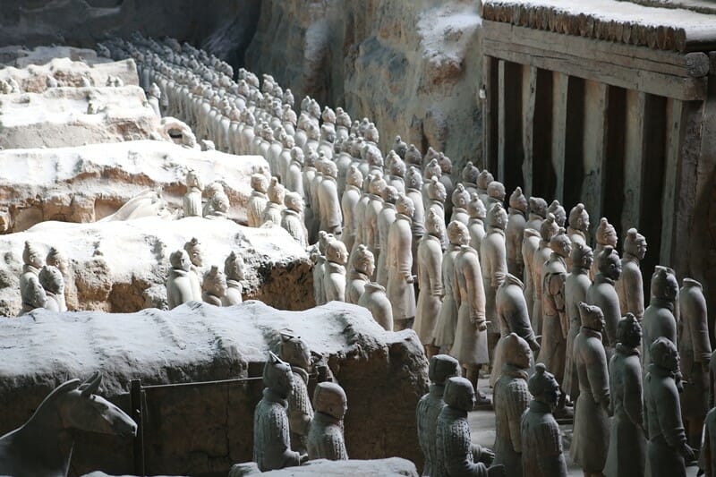 Terracotta Warriors in Xian China Pit 1