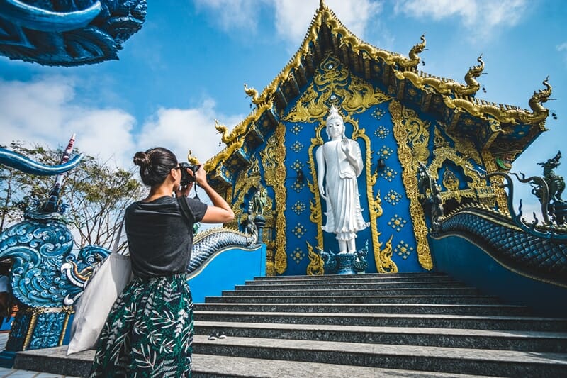 Blue Temple in Chiang Rai Thailand 1