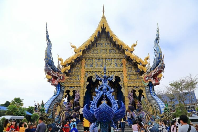 Blue Temple in Chiang Rai Thailand