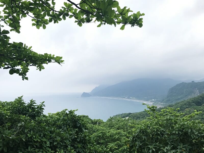 Coastline in Hualien Taiwan