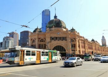 Flinders Street Station in Melbourne Australia