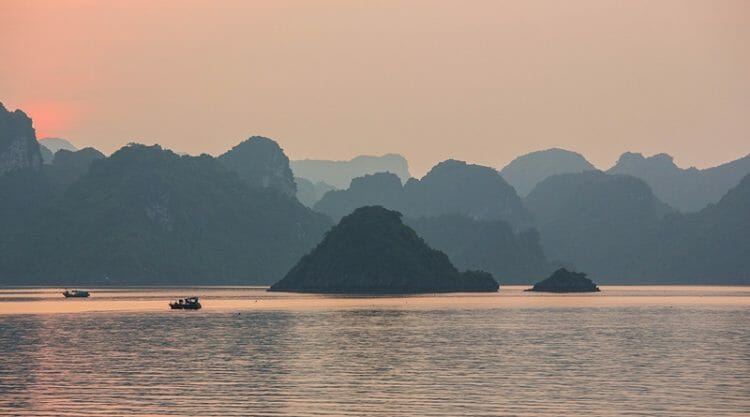 Lan Ha Bay in Vietnam