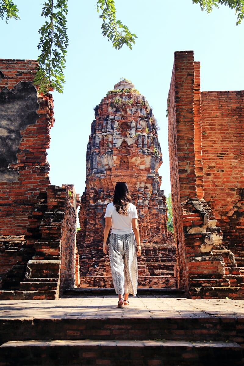 Wat Mahathat in Ayutthaya Thailand
