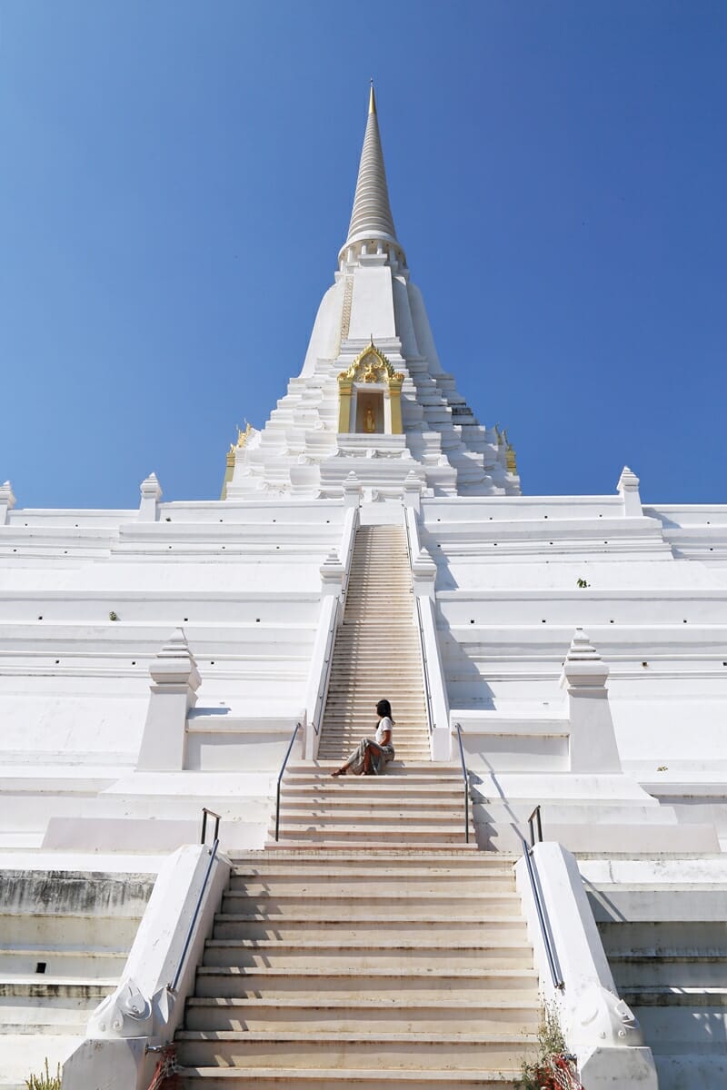 Wat Phukhao Thong in Ayutthaya Thailand