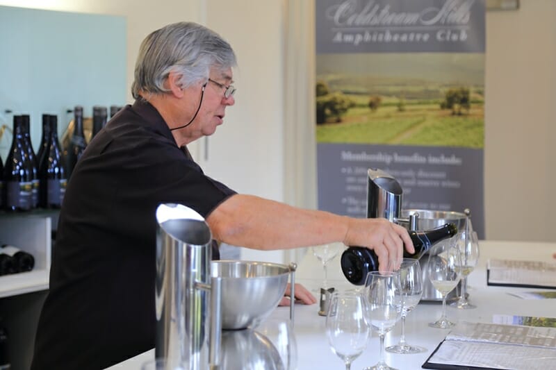 Wine tasting at Coldstream Hills winery in Yarra Valley Australia