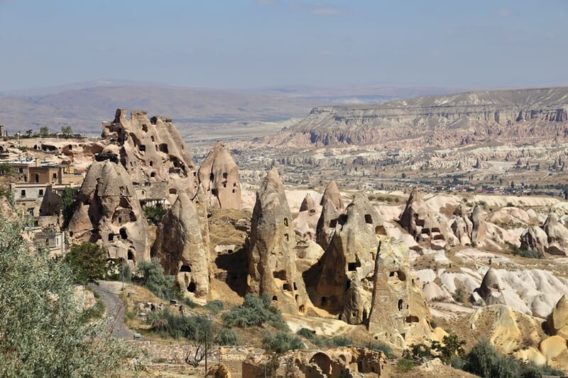 Fairy chimneys in Cappadocia Turkey