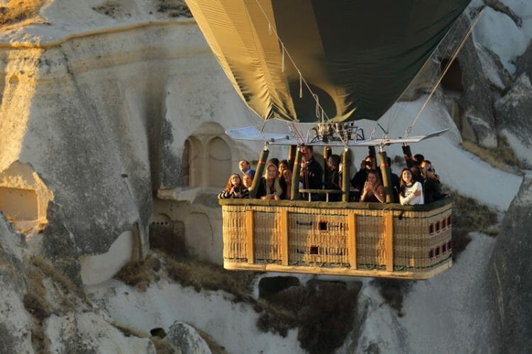 Hot air ballooning in Cappadocia Turkey