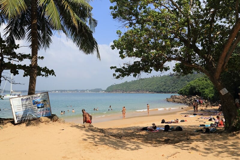 Jungle Beach in Unawatuna Sri Lanka