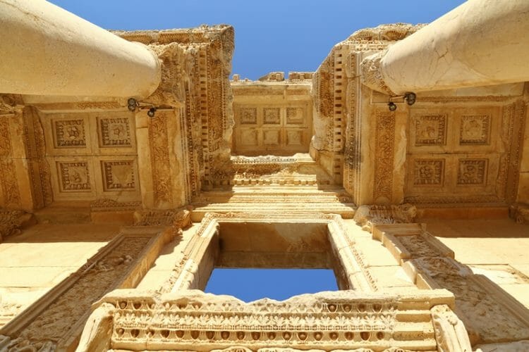  Bibliothek von Celsus in Ephesus Türkei